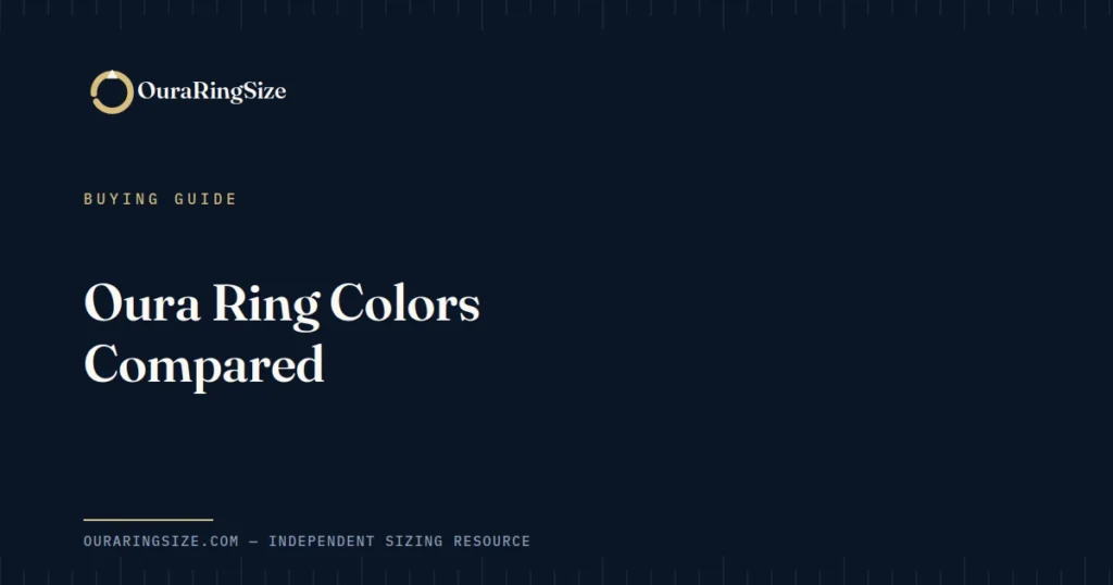 Oura Ring Colors Compared: Gold, Rose Gold, Silver & Brushed Silver